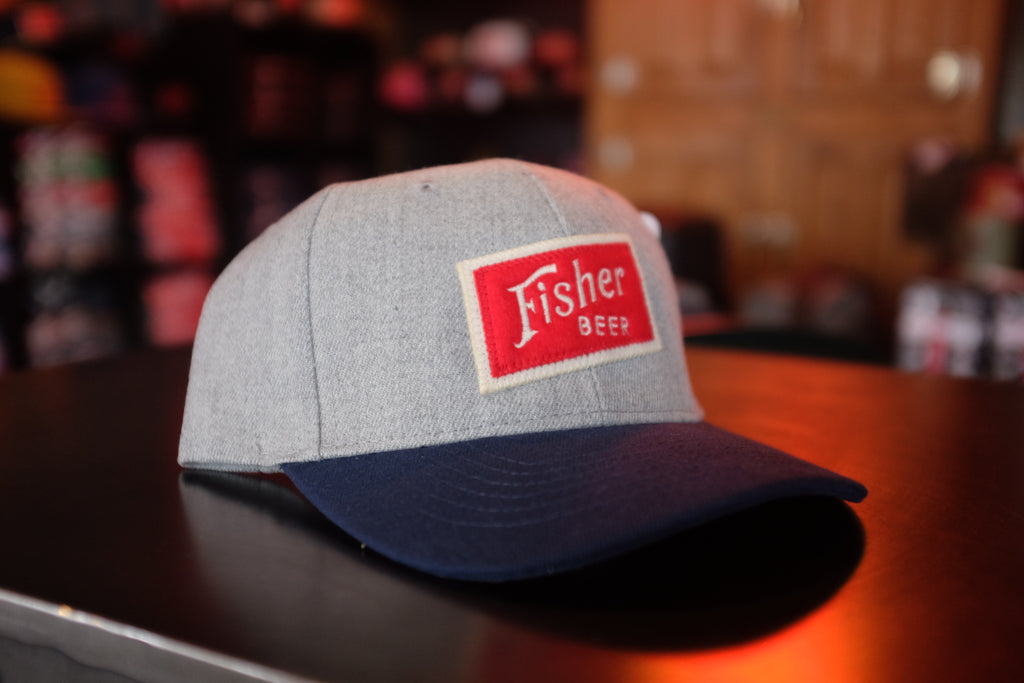 High Crown Full Canvas Hat w/ Red Felt Patch
